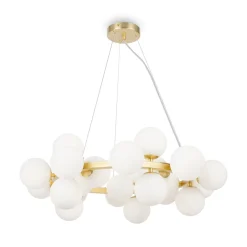 Maytoni Pendelleuchte Metall Glas G9 B: 69 cm H: max. 135,4 cm< Hängelampen|Bürolampen