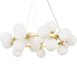 Maytoni Pendelleuchte Metall Glas G9 B: 69 cm H: max. 135,4 cm< Hängelampen|Bürolampen