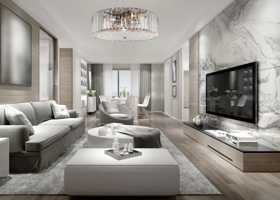 Maytoni Pendelleuchte Metall Glas D: 40 cm H: max. 85,8 cm E27< Hängelampen|Bürolampen