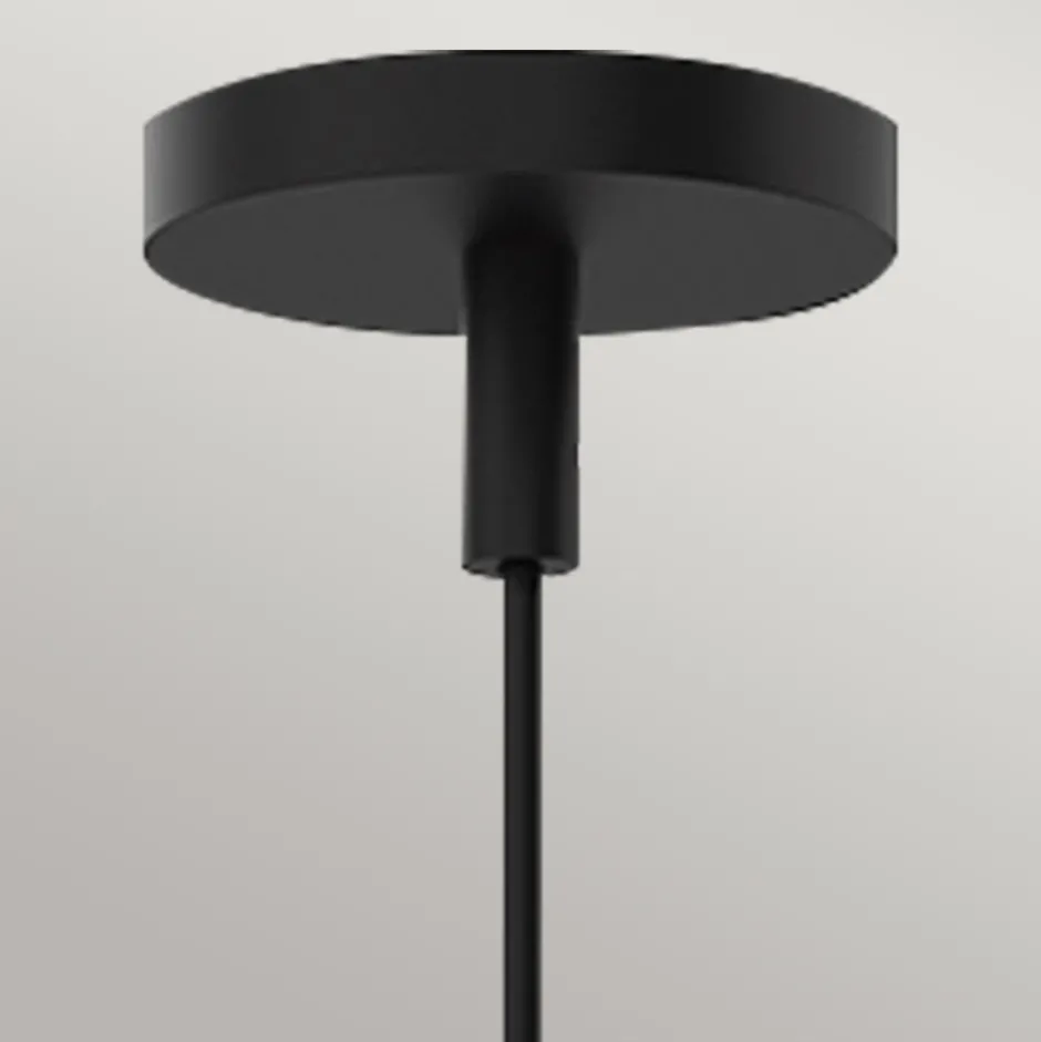 Elstead Pendelleuchte Metall Glas B: 34,3 cm H: max. 221,9 cm E27< Hängelampen|Esszimmer Lampen