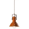 Ferroluce Pendelleuchte Metall Keramik D: 23 cm H: max. 150 cm< Wohnzimmerlampen|Keramiklampen