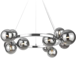 Maytoni Pendelleuchte Metall Rauchglas G9 B: 67 cm Kugelschirm< Hängelampen|Bürolampen