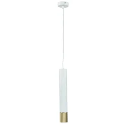 Hängelampen|Esszimmer Lampen*Luminex Pendelleuchte Metall rund Modern Ø8cm LIADAN