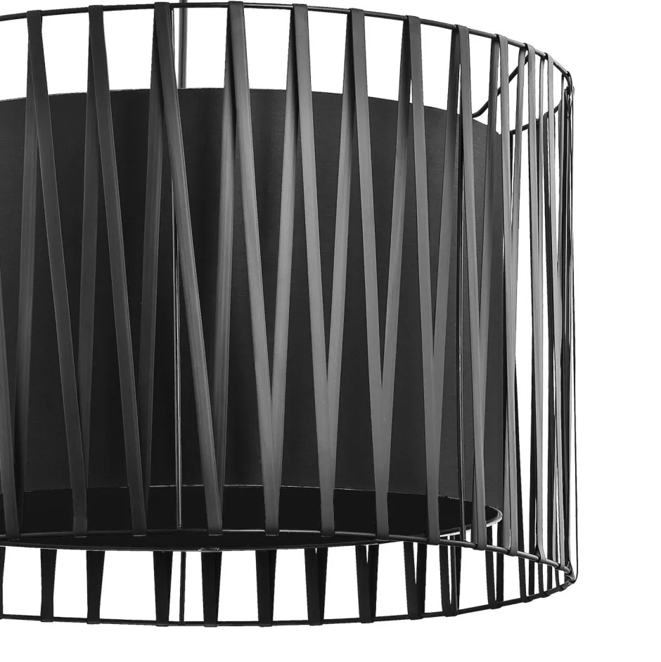 Easylight Pendelleuchte MINA Schwarz 1-flmg Doppelschirm< Hängelampen|Esszimmer Lampen