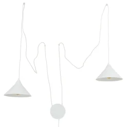 Hängelampen|Esszimmer Lampen*Emibig Pendelleuchte mit Stecker Weiß Wohnzimmer Esstisch