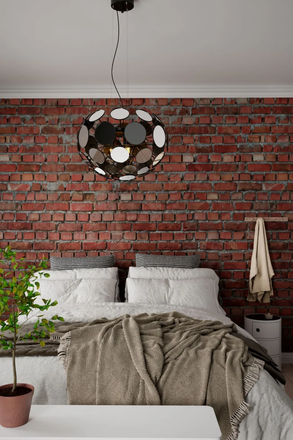 By Rydéns Pendelleuchte Modern Ø 58 cm rund Spiegelglas Metall 3x E27< Hängelampen|Wohnzimmerlampen