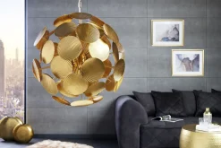 Wohnzimmerlampen|Metall Lampen*Invicta Interior Pendelleuchte Modern 6-flammig Gold Metall E14 elegant