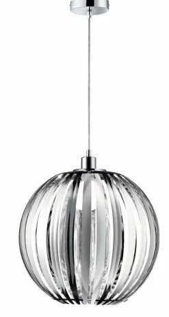 Hängelampen|Esszimmer Lampen*Trio Reality Pendelleuchte Modern verchromt