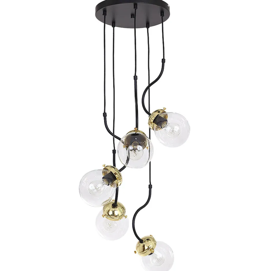 Luminex Pendelleuchte NATAN in Messing< Hängelampen|Esszimmer Lampen