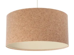 BPS Koncept Pendelleuchte Natur Weiß E27 Ø 30 cm Kork Modern< Hängelampen|Moderne Lampen