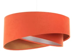 BPS Koncept Pendelleuchte Orange Gold Silber E27 rund Ø 50 cm< Bürolampen|Schlafzimmer Lampen