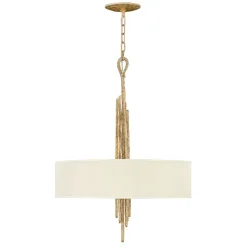 Elstead Pendelleuchte PALINA Creme Gold Ø61cm Hängelampe< Hängelampen|Wohnzimmerlampen
