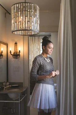 Elstead Pendelleuchte PRAMEA Bronze Ø41cm kürzbar Lampe< Jugendstil Lampen|Designerlampen