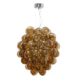 By Rydéns Pendelleuchte Rauchglas B: 64 cm H: max. 140 cm verstellbar< Hängelampen|Wohnzimmerlampen