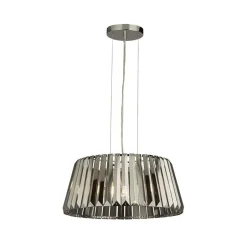 Hängelampen|Esszimmer Lampen*Searchlight Pendelleuchte Rauchglas Kristall Ø 47 cm H: max. 150 cm