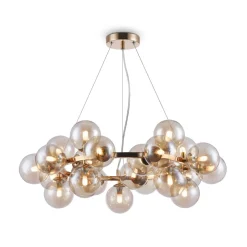 Maytoni Pendelleuchte Rauchglas Metall G9 69 cm breit Modern< Hängelampen|Bürolampen