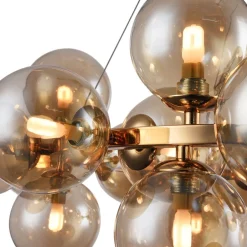 Maytoni Pendelleuchte Rauchglas Metall G9 69 cm breit Modern< Hängelampen|Bürolampen