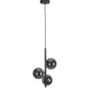 Wohnzimmerlampen|Glaslampen*TK Lighting Pendelleuchte Rauchglas Metall B: 23 cm Kugelschirme