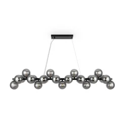 Hängelampen|Bürolampen*Maytoni Pendelleuchte Rauchglas Metall G9 H: max. 133,9 cm