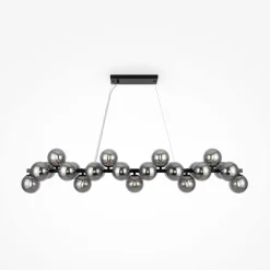 Hängelampen|Bürolampen*Maytoni Pendelleuchte Rauchglas Metall G9 H: max. 133,9 cm