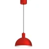 Hängelampen|Bürolampen*Luminex Pendelleuchte Rot Metall B:29 cm E27 Loft dekorativ