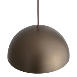 Wohnzimmerlampen|Metall Lampen*Nowodvorski Pendelleuchte rund Ø 33 cm Braun matt Metall GX53