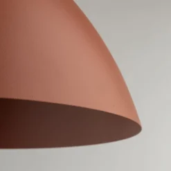 Hängelampen|Esszimmer Lampen*TK Lighting Pendelleuchte rund Ø 34 cm H: max. 165 cm Rot Metall E27