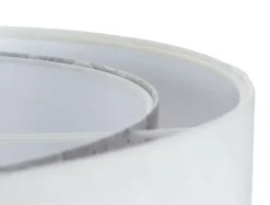 Hängelampen|Bürolampen*BPS Koncept Pendelleuchte rund D: 50 cm E27 Weiß Grau Stoffschirm