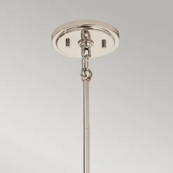 Elstead Pendelleuchte rund D: 19,5 cm E27 Kugelschirm Regenglas< Bürolampen|Wohnzimmerlampen