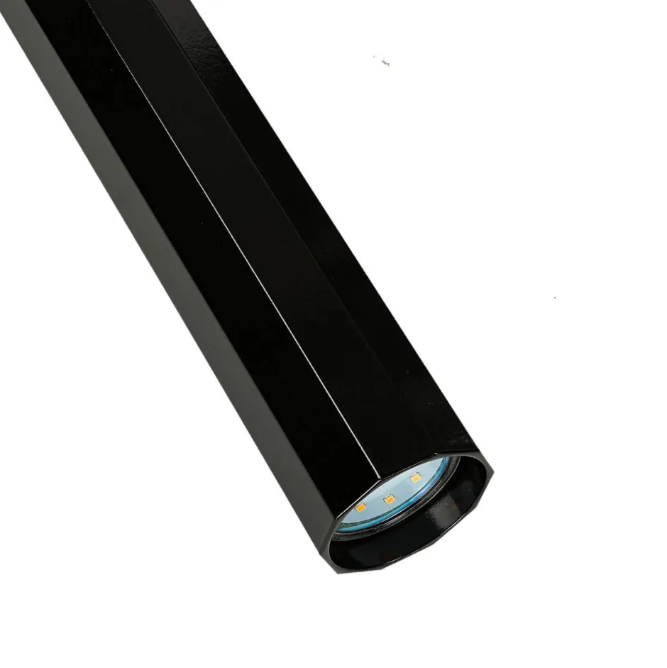 Hängelampen|Esszimmer Lampen*Nowodvorski Pendelleuchte Schwarz Aluminium 3-flammig Modern Design