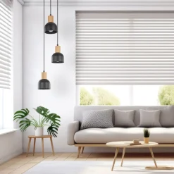 Hängelampen|Esszimmer Lampen*TK Lighting Pendelleuchte Schwarz E27 3-flammig Metall Holz PRESTON