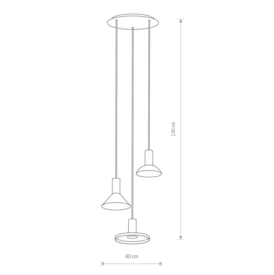 Hängelampen|Bürolampen*Nowodvorski Pendelleuchte Schwarz 3-flammig GU10 Metall verstellbar