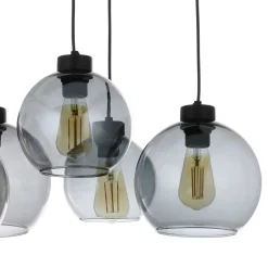 TK Lighting Pendelleuchte Schwarz Graphit 8xE27 Esstisch Lampe< Hängelampen|Esszimmer Lampen