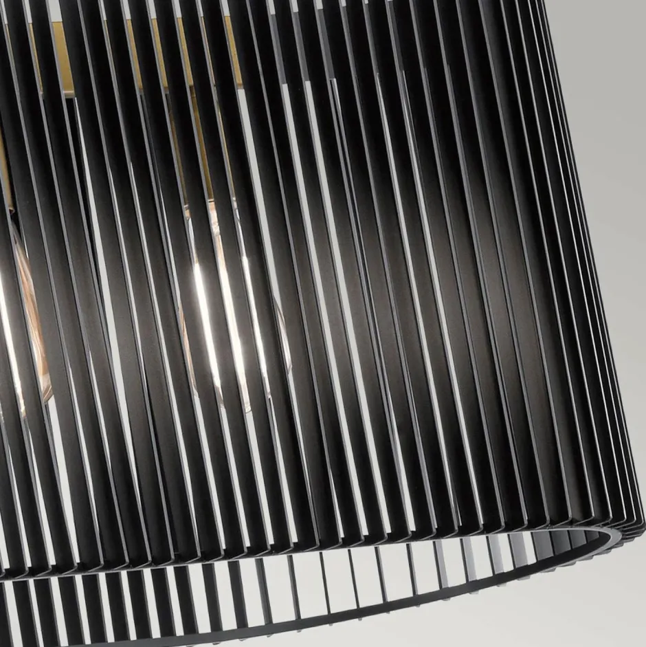 Elstead Pendelleuchte Schwarz Messing B: 101,6 cm 5x E27 Metall< Hängelampen|Bürolampen