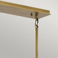 Elstead Pendelleuchte Schwarz Messing B: 101,6 cm 5x E27 Metall< Hängelampen|Bürolampen