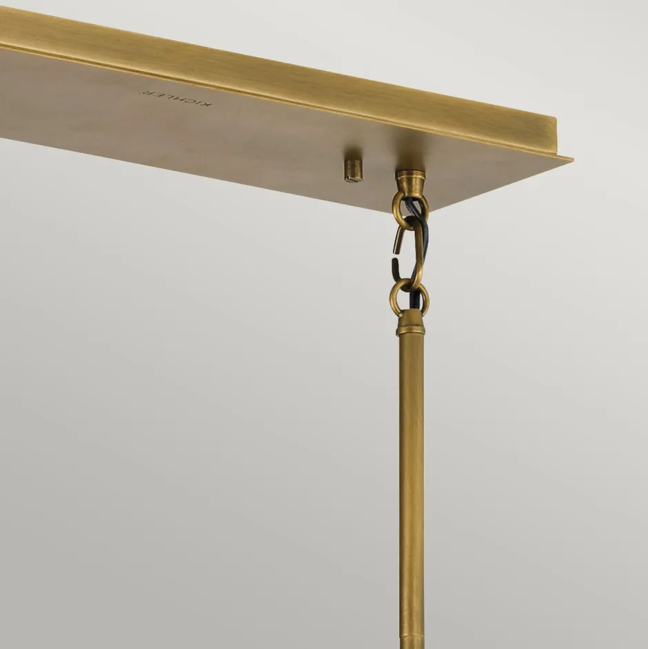 Elstead Pendelleuchte Schwarz Messing B: 101,6 cm 5x E27 Metall< Hängelampen|Bürolampen