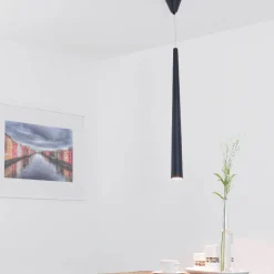 Nowodvorski Pendelleuchte Schwarz Metall schmal GU10< Hängelampen|Esszimmer Lampen