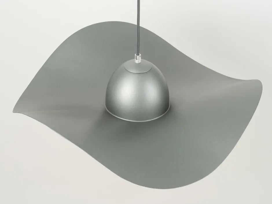 Hängelampen|Moderne Lampen*Sigma Pendelleuchte Silber Grau E27 Modern Esszimmer