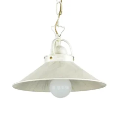 Giovanni Battista Pendelleuchte Vintage Messing massiv E27 Ø 25 cm< Hängelampen|Esszimmer Lampen