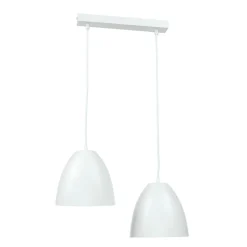 Hängelampen|Esszimmer Lampen*Easylight Pendelleuchte Weiß Gold verstellbar E27 2-flammig