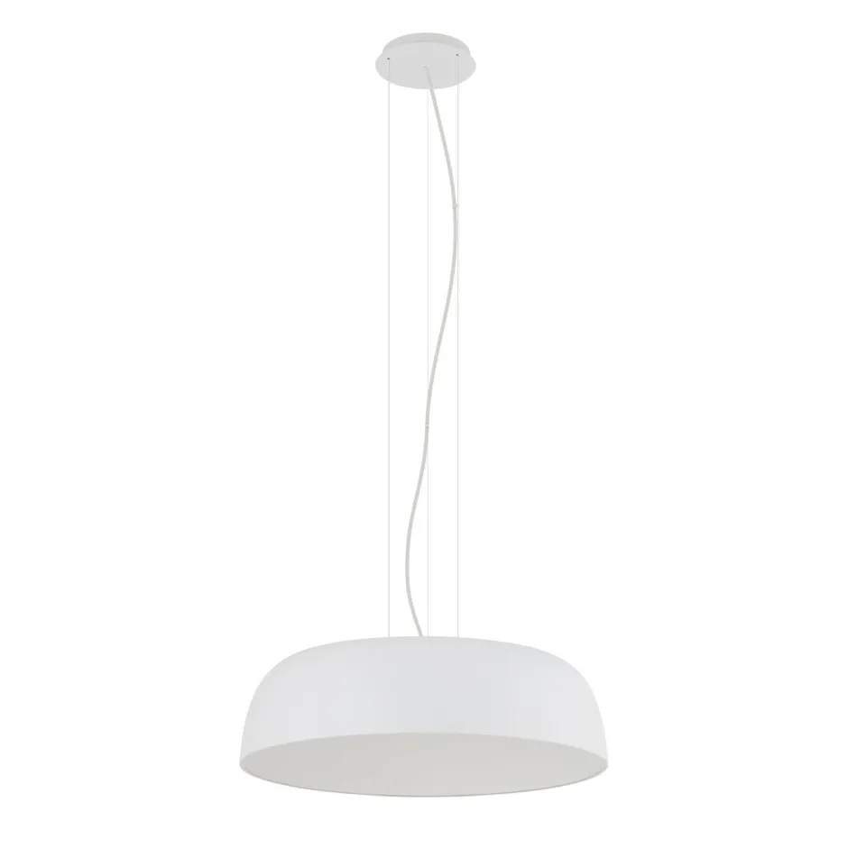 Hängelampen|Bürolampen*Nowodvorski Pendelleuchte Weiß Metall Ø58 cm E27 7-flmg blendarm