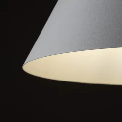 TK Lighting Pendelleuchte Weiß Metall Ø 25 cm H: max. 160 cm E27 Retro< Hängelampen|Esszimmer Lampen