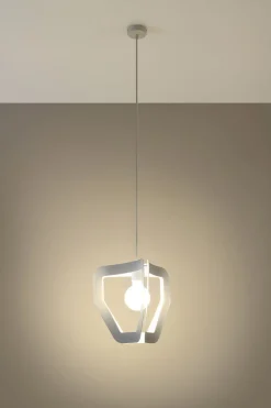 Sollux Pendelleuchte Weiß Modern für E27 Metall dekorativ< Hängelampen|Esszimmer Lampen