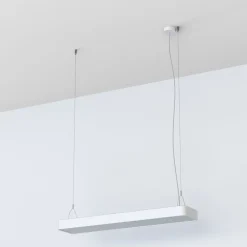 Nowodvorski Pendelleuchte Weiß T8 LED mit 3000 K warmweiß B: 93,5 cm lang< Hängelampen|Bürolampen