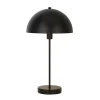 Bauhaus Lampen|Schlafzimmer Lampen*Searchlight Pilzleuchte Bauhaus E14 46,2 cm Ø 25 cm Metall Schwarz