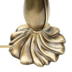 Giovanni Battista Pilzleuchte Messing massiv Jugendstil< Wohnzimmerlampen|Glaslampen