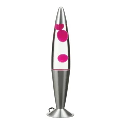 Easylight Pinke Lavalampe JENNY Flüssigkeit transparent 42cm< Retro Lampen|Lavalampen