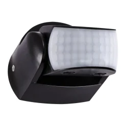 Strühm PIR Bewegungsmelder IP65 Schwarz einstellbare Leuchtdauer außen< Bewegungsmelder