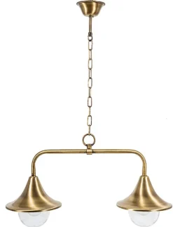 Lido Premium Außenleuchte Terrasse Balkon Messing VOLOS< Außenleuchten Antik|Außenleuchten Messing