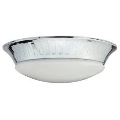 Deckenleuchten|Badezimmer Lampe*Elstead Premium Badezimmerleuchte LED rund IP44 Glas Decke